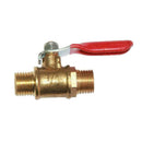 Heavy Duty Brass Ball Valve G1/4 NPT Male to Male Thread-Pipe Fitting Fo G8Q4