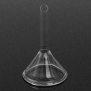 60mm Transparent Glass Powder Triangle Cone Funnel GlasswL0C0 M1O9 G3F6 Lab R6M4