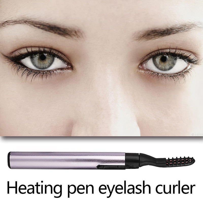 Electric Heated Eyelash Curler Long Last Women Eye Lashes Perm Curling Tool