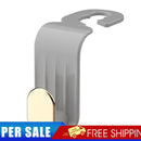 Waterproof Car Seat Back Hook Auto Interior Headrest Hanger Holder (Grey)