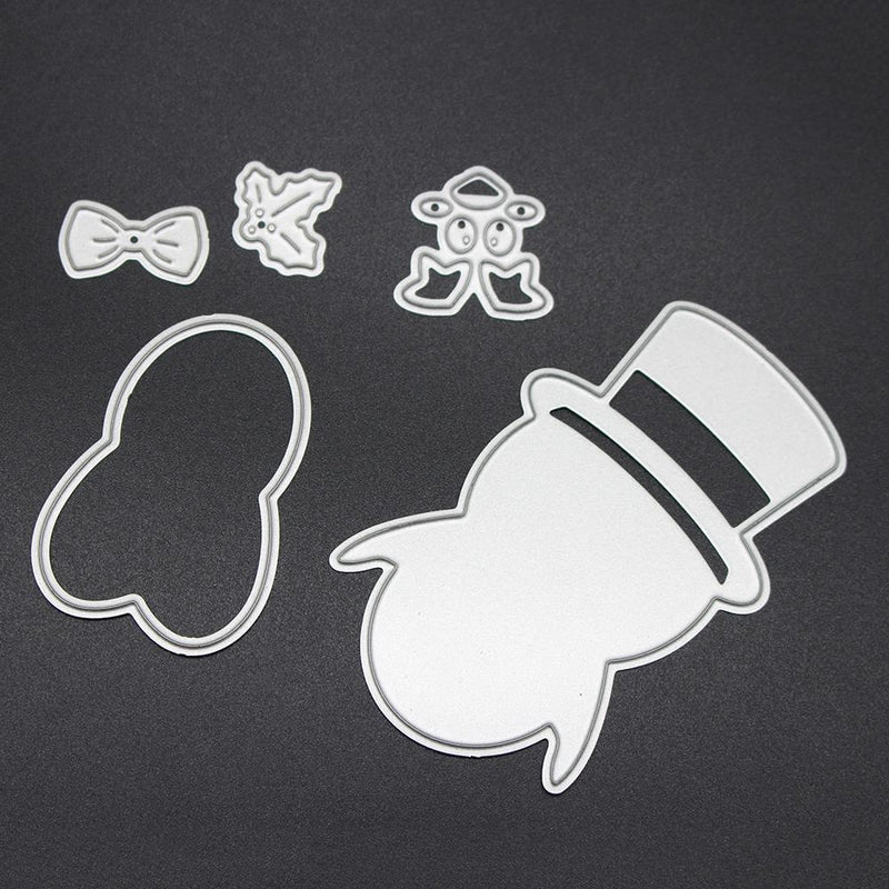 Penguin Punches Stencil DIY Scrapbook Embossing Card Paper Craft