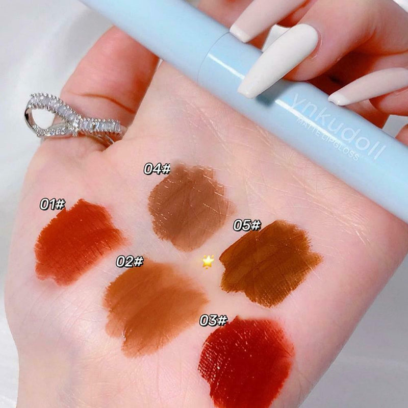 5 Pieces Lipstick Tint Set Matte Tube Long Lasting Lips Kit Makeup Cup O1O5