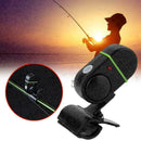 Fishing Alarm Electronic LED Fish Bite Sound Alarm Black On FishingRod S6W8