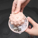 Hair Lint Catcher Washing Machine Float Filter Net Bag Laundry Tool (Pink) Newly