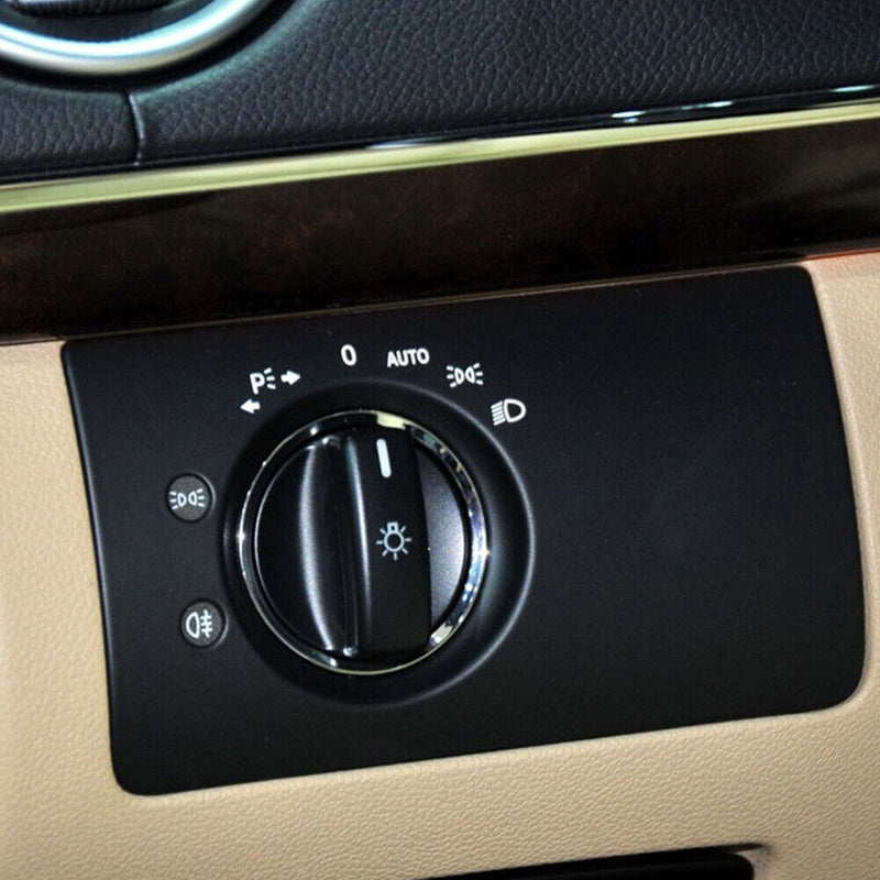 Headlight Switch Repair Cover for Mercedes-Benz W164 2007-2011 (Black A) Newly