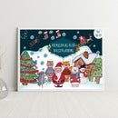 11CT Printed Full Cross Stitch DIY Christmas Hand Painting Living Room Decor Kit