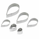 6pcs/set Cake Rose Petal Mold Decorating Fondant Sugarcraft F6X2 Cutters A8W0