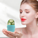 Silicone Ice Cube Tray Beauty Lifting Face Massager Facial Roller (blue) Newly