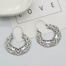 Fashion Hollow Out Hoop Earrings For Women Wedding Party Jewelry Z6O1 E6B4