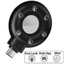 Portable Anti Hidden Camera Finder Audio Bug Signal Scanner Alarm D2E5