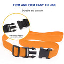 Nylon Travel Tied Cargo Luggage Belt Strap Buckles Camping Kits (Orange) Newly
