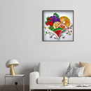 DIY Fruit Love Drawing Part Special Shape Diamond Mosaic Painting Kit Room Decor