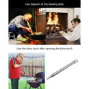 Blow Fire Tube Outdoor Emergency Telescopic Fire Pipe Survival Camping Equipment