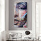 Half Face Oil Paint By Numbers Kits DIY Handpainted on Canvas Wall Art Gift