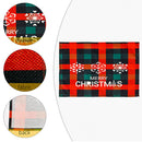 Linen Plaid Place Mat Tableware Pad Heat Insulation Dine Placemat for Xmas De