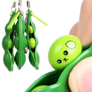 4pcs Fidget Toys Set, Funny Squeeze Bean Soybean Anti Anxiety Toys for Kid