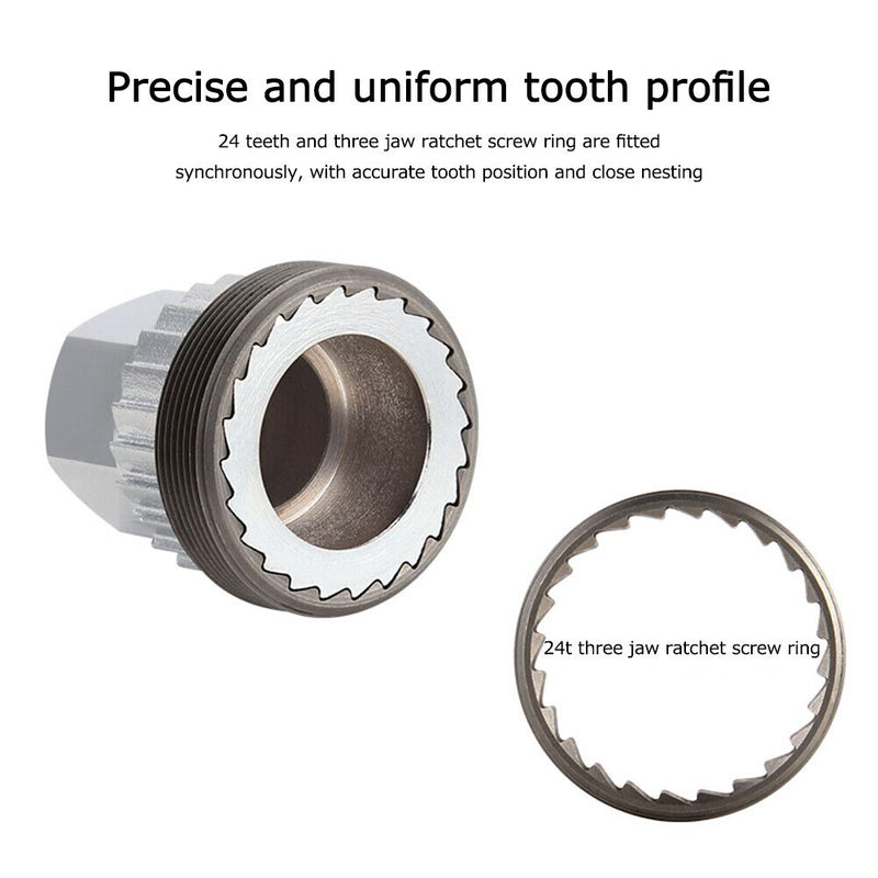 TOOPRE DT Swiss 3 Pawl Bicycle Ratchet Remover Hub Lock Ring Slot Bike Hub Fixing