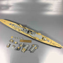 Wooden Deck with Trumpeter 05313 parts for CY350027 1:350 Prinz Eugen cruiser