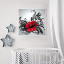 Flower Oil Paint By Numbers DIY Canvas Wall Picture Home Decorations Unframed