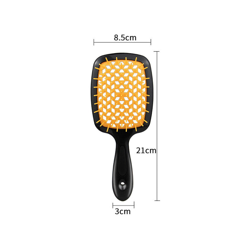 Hairdressing Straight Curly Hair Styling Brush Hollowed Out Airbag Massage Co