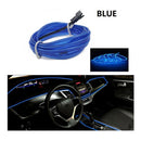 5m Ambient Light Car Interior EL Wiring LED Strip Lamp for Auto (Blue)