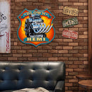 Shield Shape Racing Engine Retro Metal Plate Tin Sign Poster Plate Iron Paints