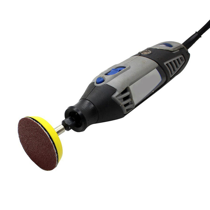 30pcs/set 125mm 80 Meshes Round Self-adhesive Sand Paper Flocking Sandpaper