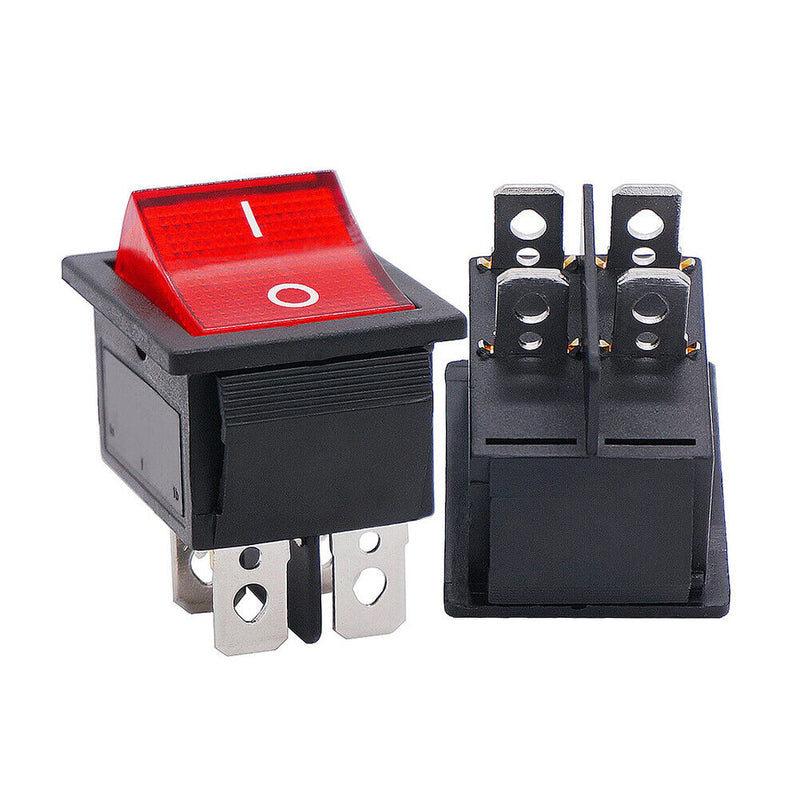 Power Switch ON/Off 4 Pins with Light 10A AC125-250V KCD4 for Electric Kett
