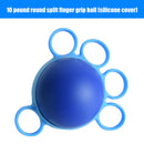 #A Silicone Hand Gripper Strengthener Ball Finger Rehabilitation Trainer Equipme