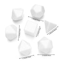 Board Playing Game Blank Dice Gaming Drinking Dice Dices Set Game Accessory