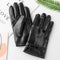 Warm Waterproof Full Finger Thicken PU Leather Gloves Touch Screen Gloves