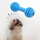 Dog Toys Pet Molar Teeth Stick Bite Sound Interactive Training Ball (Blue) Newly