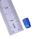 4pcs Auto Bicycle Tire Valve Caps Dust Covers for Schrader Valve (Blue) Newly