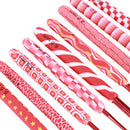9pcs Soft Alumina Crochet Hooks Knitting Needle Set DIY Sewing Tools (C) Newly