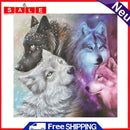 5D DIY Diamond Painting Kits Full Round Drill Wolves Rhinestone Art Crafts Home