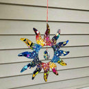 Unique Sun Home Garden Yard Decoration Rainbow Sun Hanging Pendant H0X5