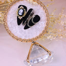 DIY Nail Tips Color Palette Acrylic Display Board Gel Pallet (Pink Round) Newly