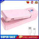 Portable Heat Sealer Rechargeable Food Snack Storage Bag Sealing (Pink)