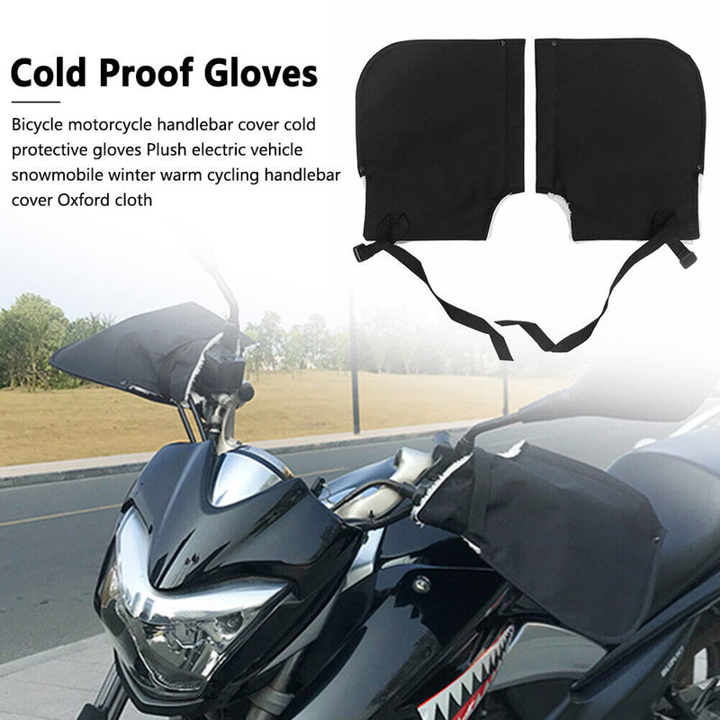 Bike Motorcycle Universal Handleable Thermal Muffs Winter Hand Warm Protector