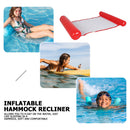Water Hammock Inflatable Floating Swimming Pool Lounge Bed Chair (Red) Newly