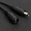 DC 5.5x2.1mm Male Female Extension Cable for CCTV Camera LED Strip (1m) Newly