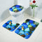 3pcs/set Non Slip Water Absorb Floor Rugs Carpet Bath Mats Bathroom Decor(D
