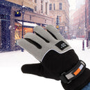Men Winter Warm Fleece Thermal Motorcycle Ski Snow Snowboard Gloves Back