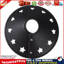 PU Leather Star Table Lamp Shade Covers Dustproof Spotlight Case (Black) Newly