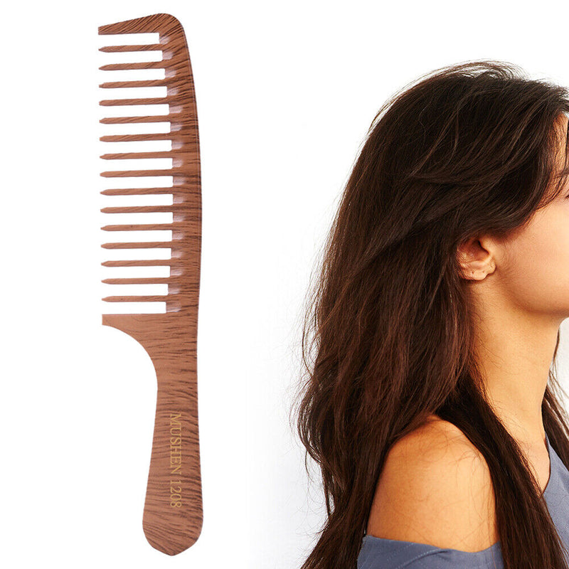 Wooden Smooth Comb Scalp Massage Anti Tangling Static Salon Hair Brush (08)