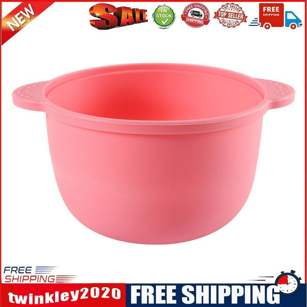 400ml Silicone Wax Warmer Bowl Hair Remove Waxing Heat-resisting Pot (Pink)