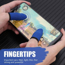 2x Breathable Game Controller Finger Cover Sweat Proof Thumb Sleeve (B)