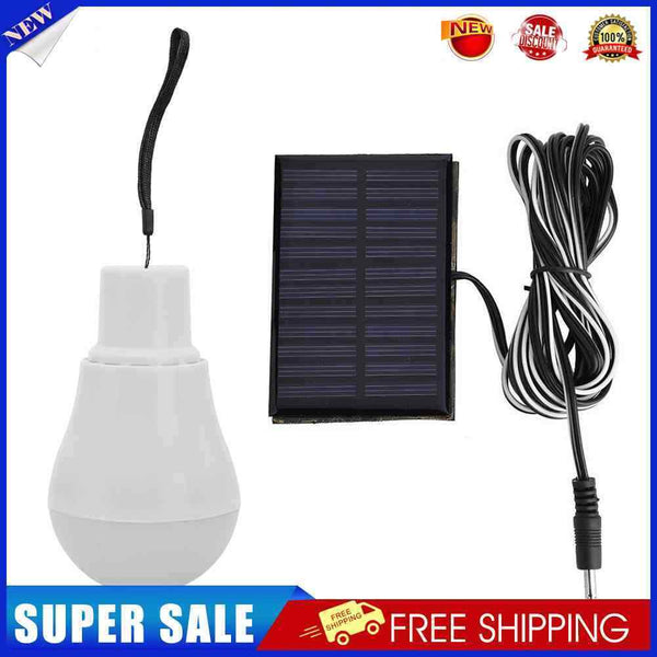 LED Hanging Sensor Bulb Light Solar Powered for Garage Outdoor Camping Tent