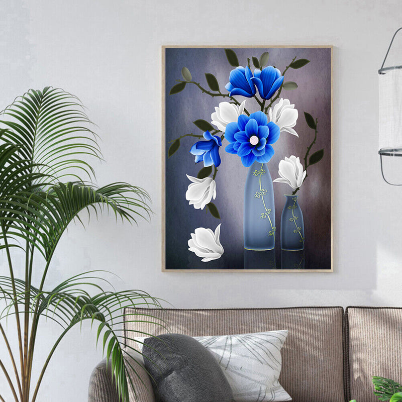 Vase Part Drill Special Shaped Diamond Painting Cross Stitch Crafts 30x40cm
