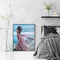 Beach Girl Back Oil Paint By Numbers DIY Canvas Wall Picture Craft Home Dec